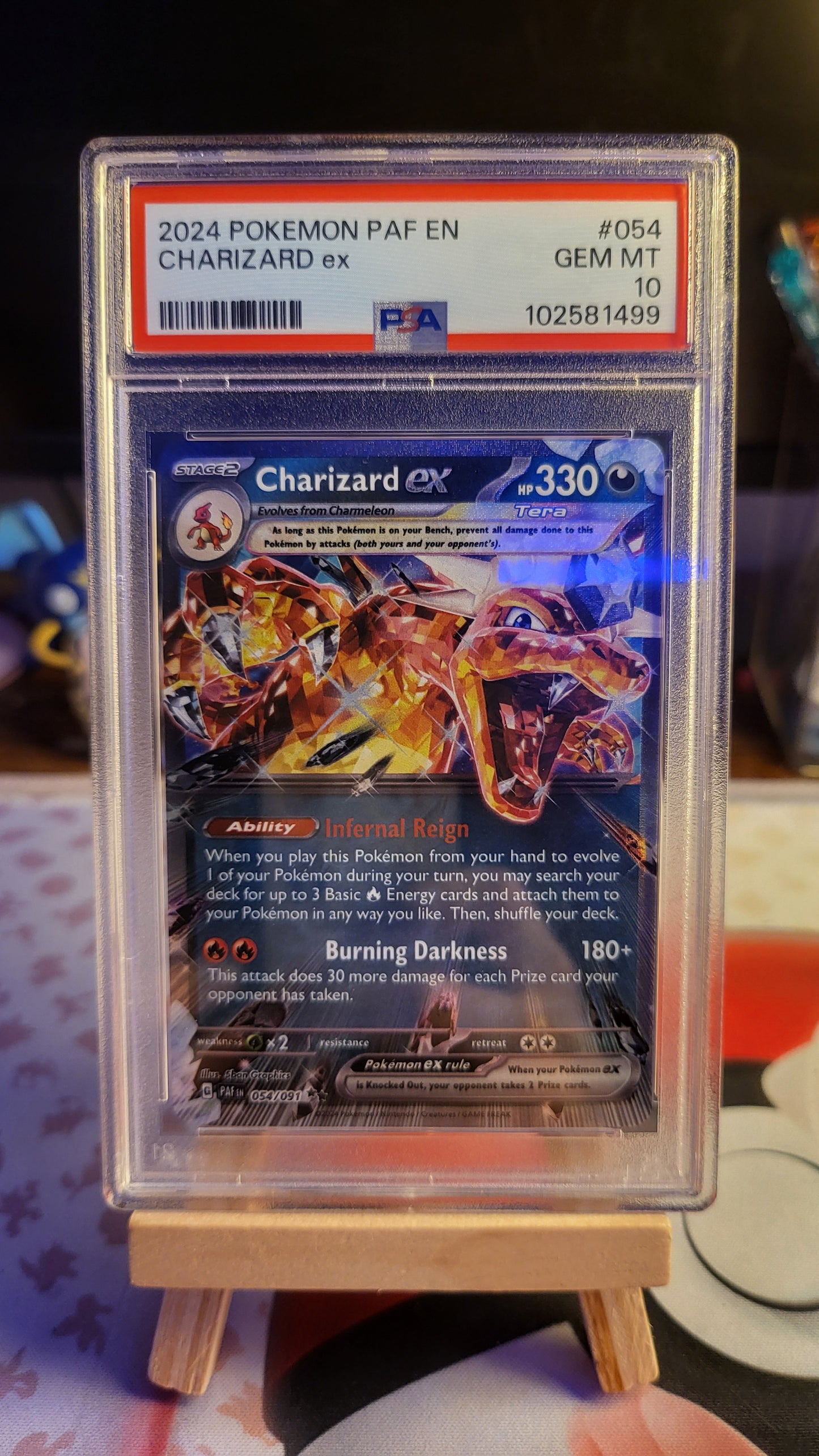 2024 PAF EN Charizard EX #54 PSA 10